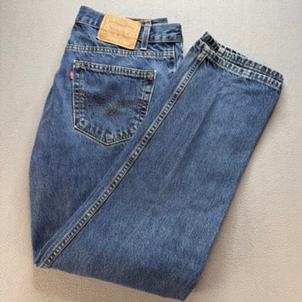 Vintage Levi Jeans Mens 36 (FIT 34x30) 505 Regular Fit Made in USA Straight Leg